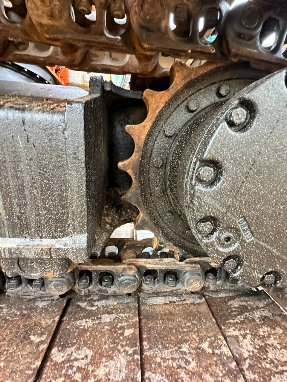 Hitachi ZX225USR-3 short tail excavator rental in Johor – working view